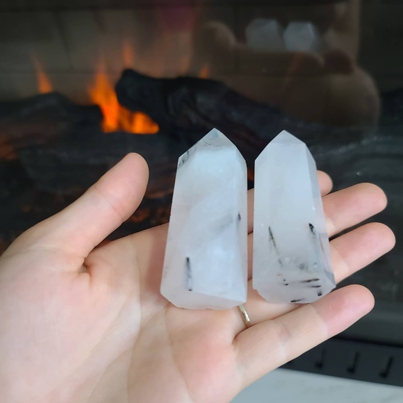 Rutilated Quartz Points/Towers - Picture 4 of 4